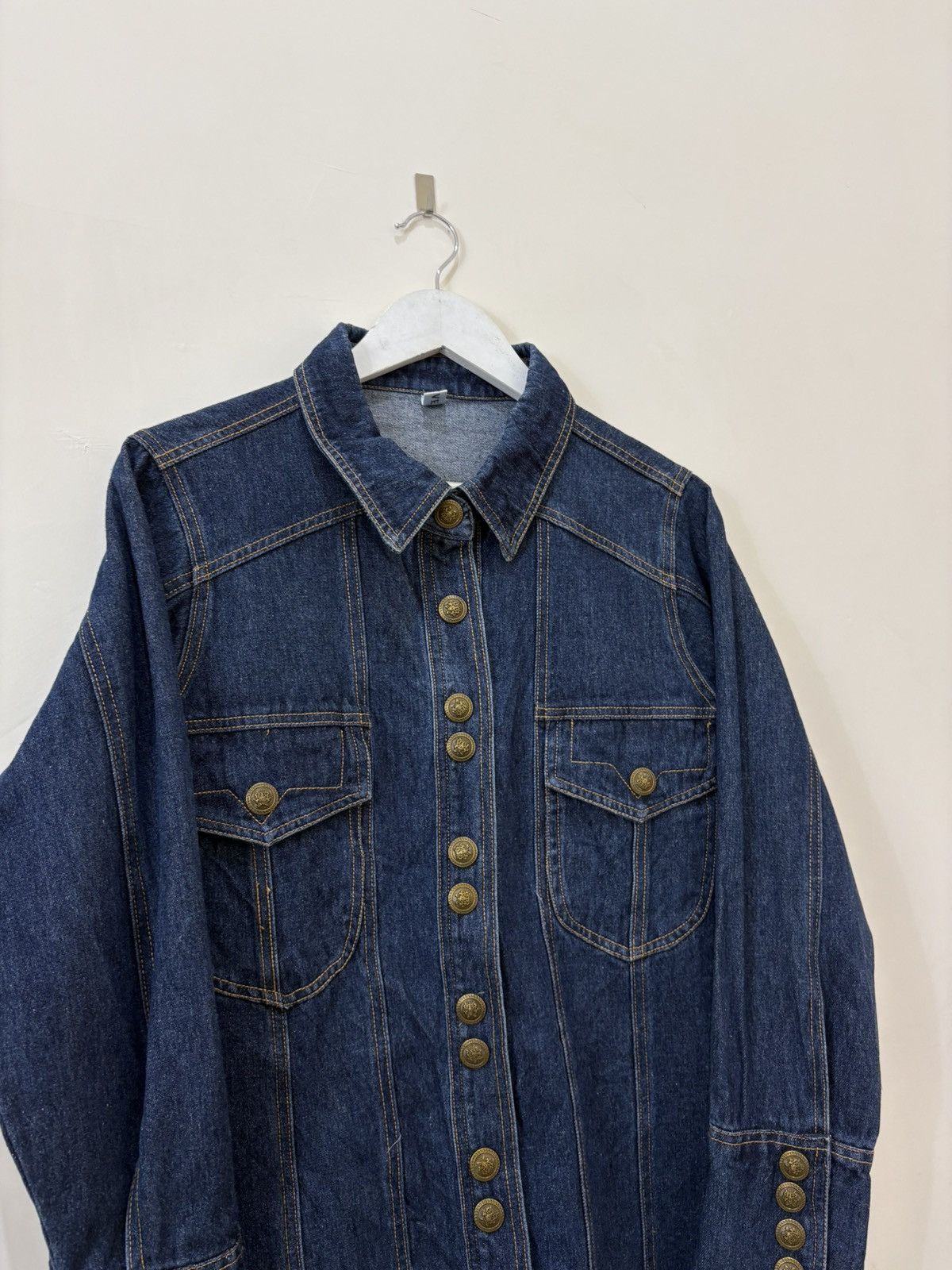 Comme des Garcons NAPOLEON DENIM JACKET JUNYA STYLE Size US L / EU 52-54 / 3 - 2 Thumbnail