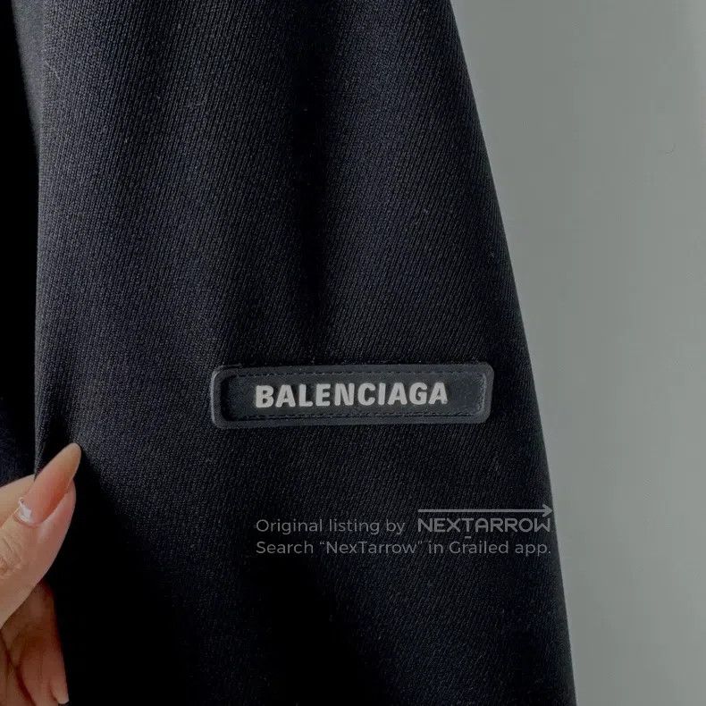 Balenciaga Balenciaga Classic Black Wool Sleeve Patch Suit Size US S / EU 44-46 / 1 - 3 Thumbnail