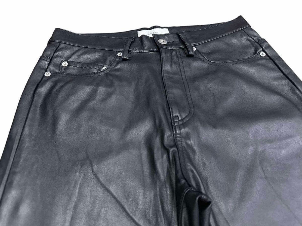 If Six Was Nine × Japanese Brand × Le Grande Bleu (L.G.B.) 🔥Japanese Y2K Adrer Leather Pants Flared Goth Punk Size US 31 - 2 Thumbnail