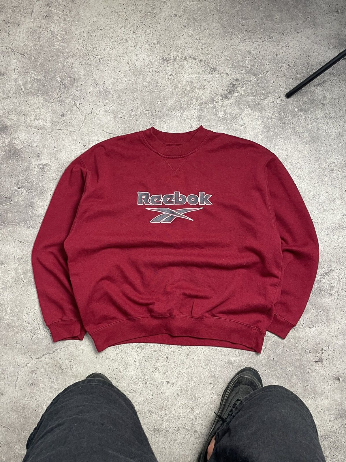 Reebok Reebok Vintage Sweatshirt Big Center Logo 90s Size US XL / EU 56 / 4 - 1 Thumbnail