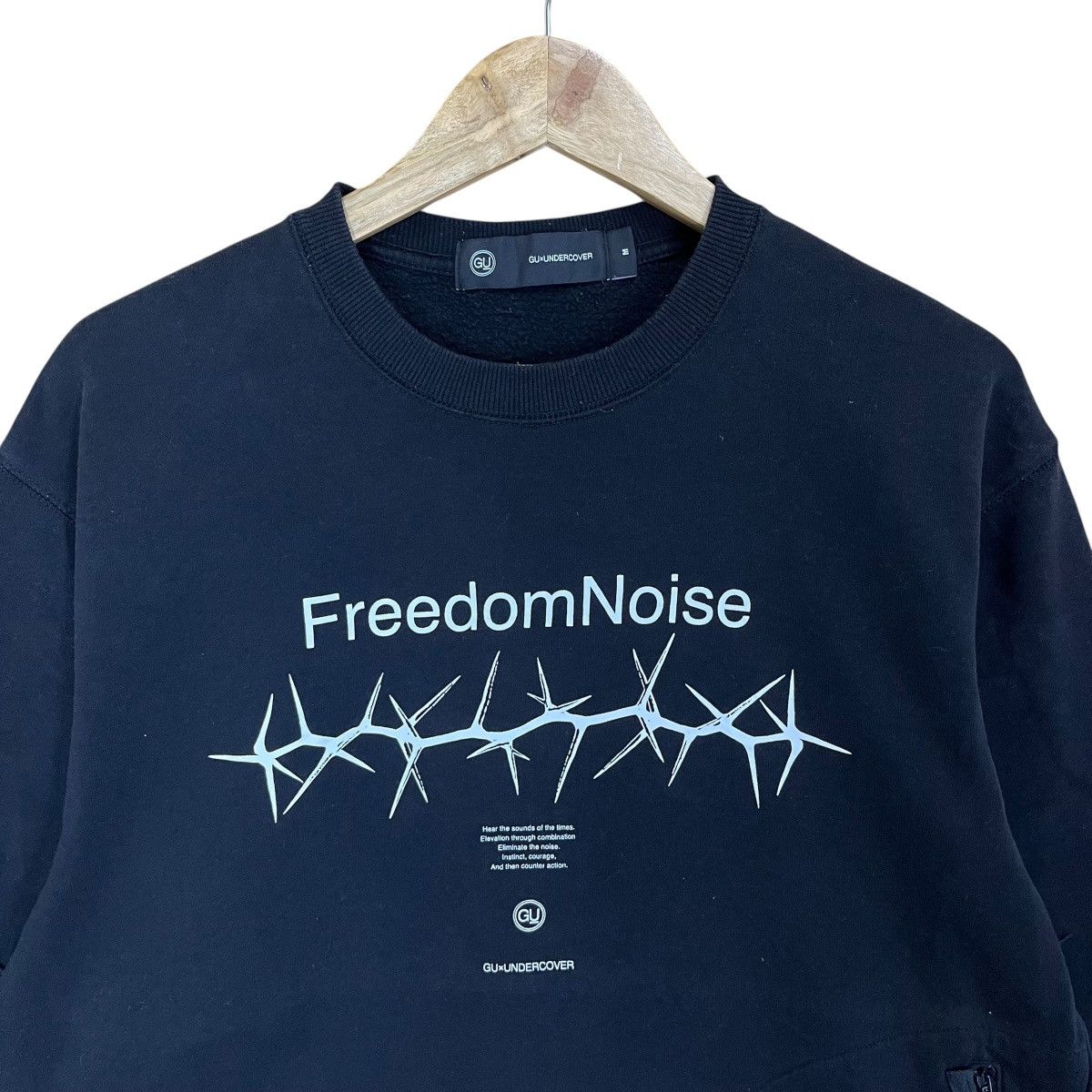 Undercover × Uniqlo Uniqlo x Undercover Freedom Noise Big Logo Sweatshirt Size US M / EU 48-50 / 2 - 4 Thumbnail