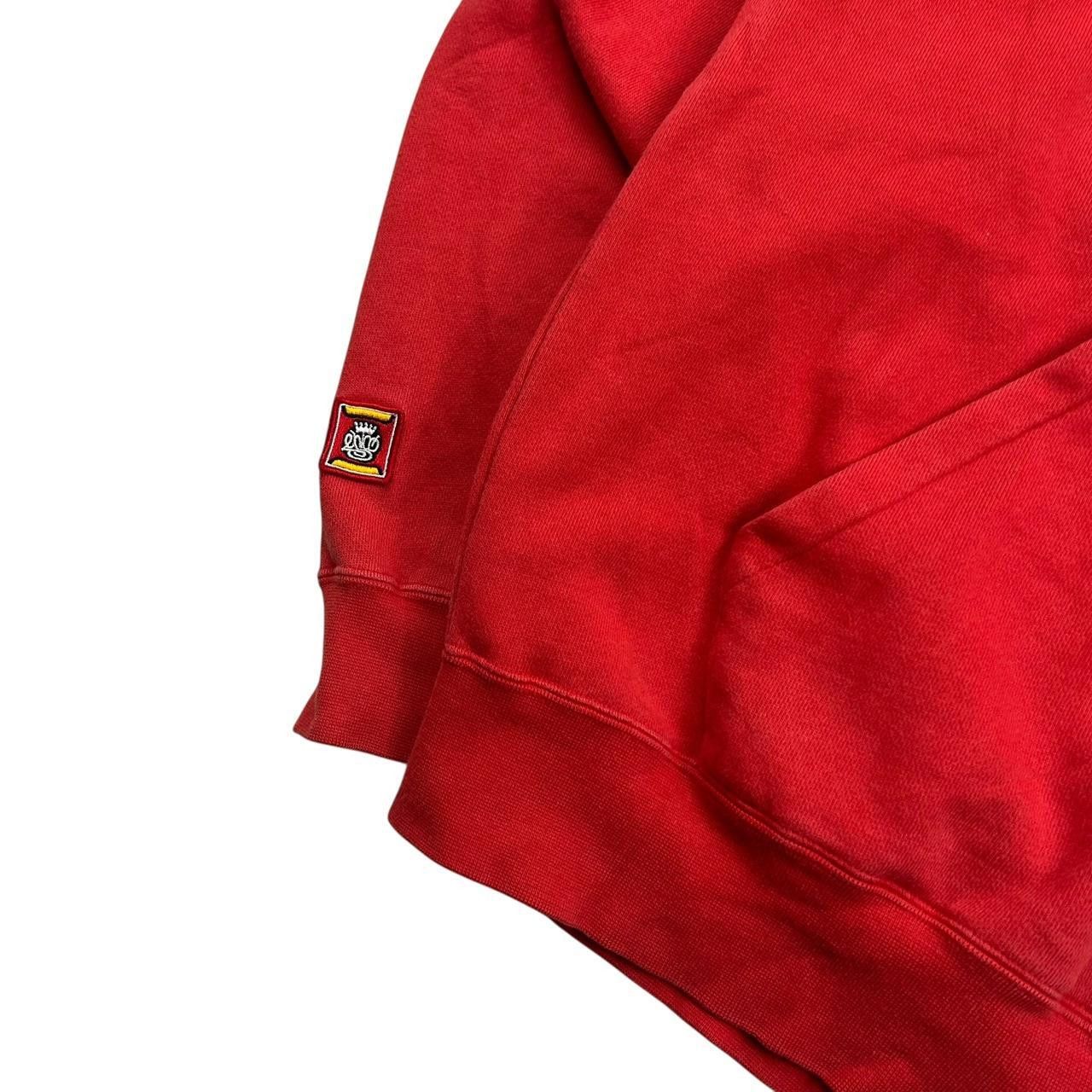 JNCO Vintage Jnco Jeans Pullover Red Hoodie Crown Logo - Medium Size US M / EU 48-50 / 2 - 3 Thumbnail
