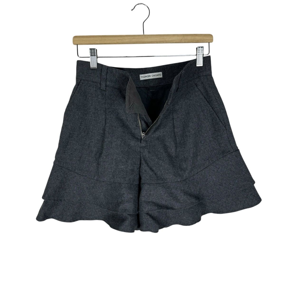 Issey Miyake 🌟TSUMORI CHISATO IS WOOL SHORT PANTS Size 26" / US 2 / IT 38 - 5 Thumbnail