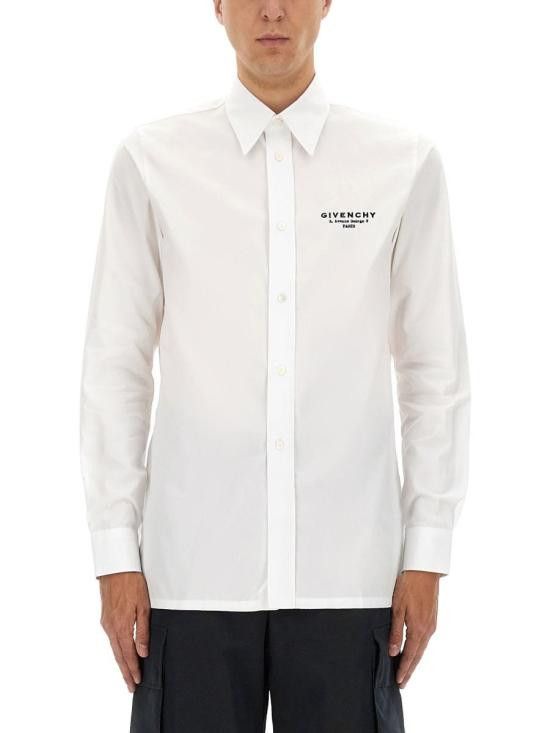 Givenchy GIVENCHY Men Long Tops BM616M14M6 100 WHITE Size US S / EU 44-46 / 1 - 1 Thumbnail