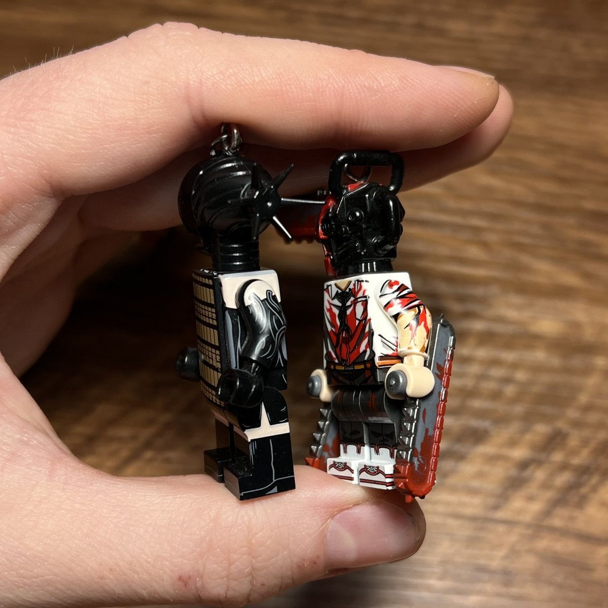 Anime chainsaw man denji reze lego minifigure keychain keyring Size ONE SIZE - 10 Thumbnail