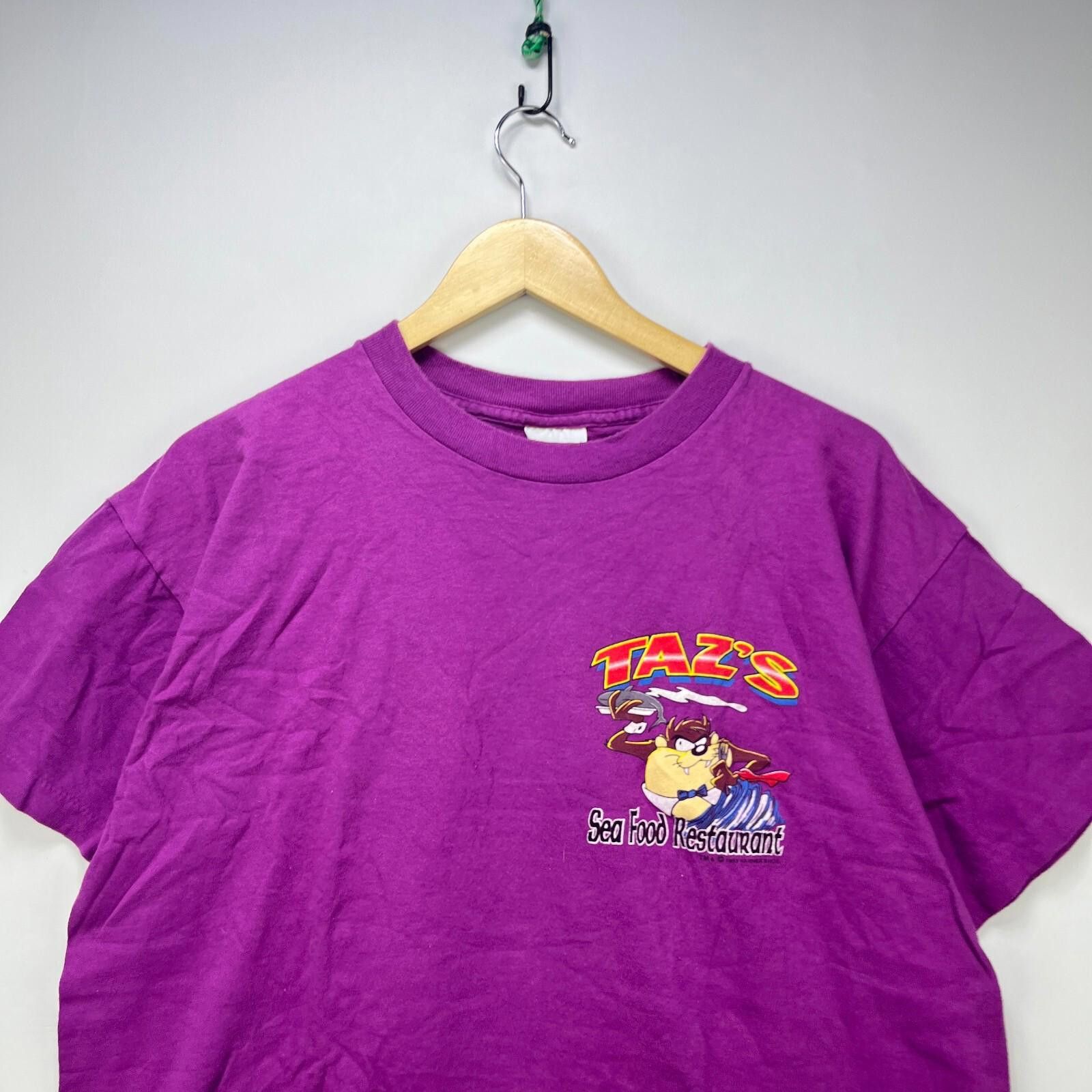 Other Vintage 90s Taz Looney Tunes Shark T-Shirt Large Size US L / EU 52-54 / 3 - 7 Thumbnail