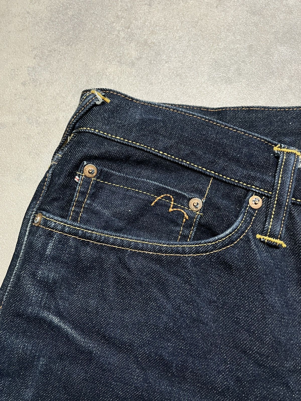 Evisu Evisu Big Embroidered Daicock Selvedge Jeans Size US 33 - 11 Thumbnail