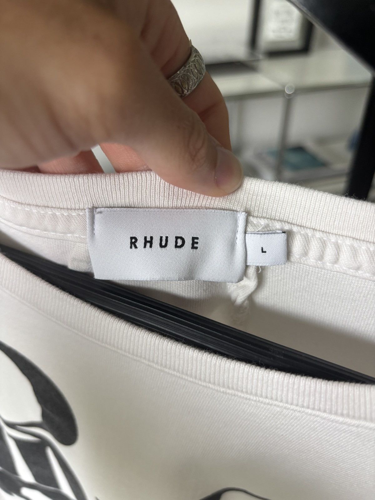 Rhude RHUDE WORLD CHAMPIONSHIP F1 TEE Size US L / EU 52-54 / 3 - 7 Thumbnail