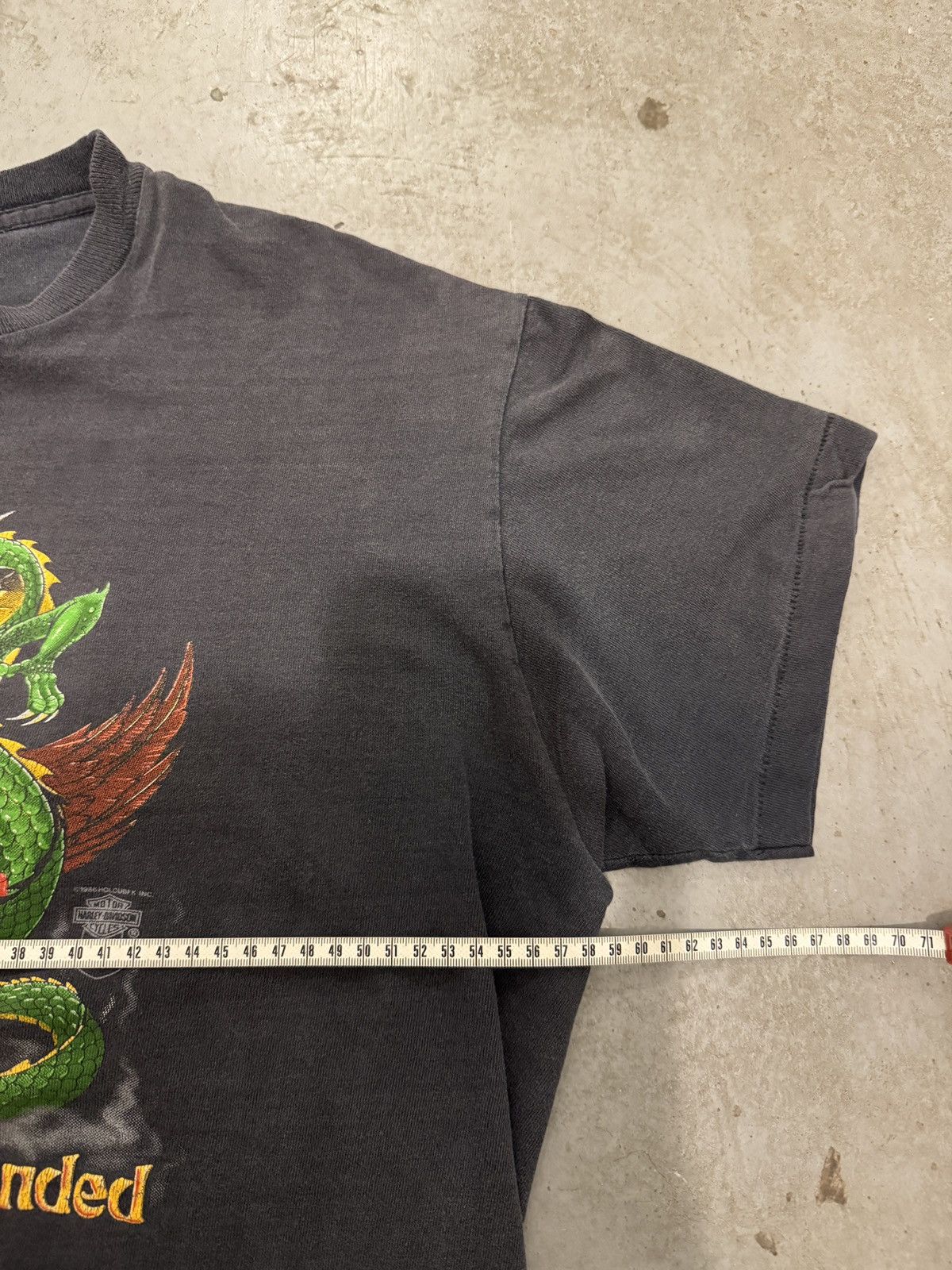 Vintage 1980s Harley Davidson “The Eagle has Landed” Holoubek tee Size US XL / EU 56 / 4 - 10 Thumbnail