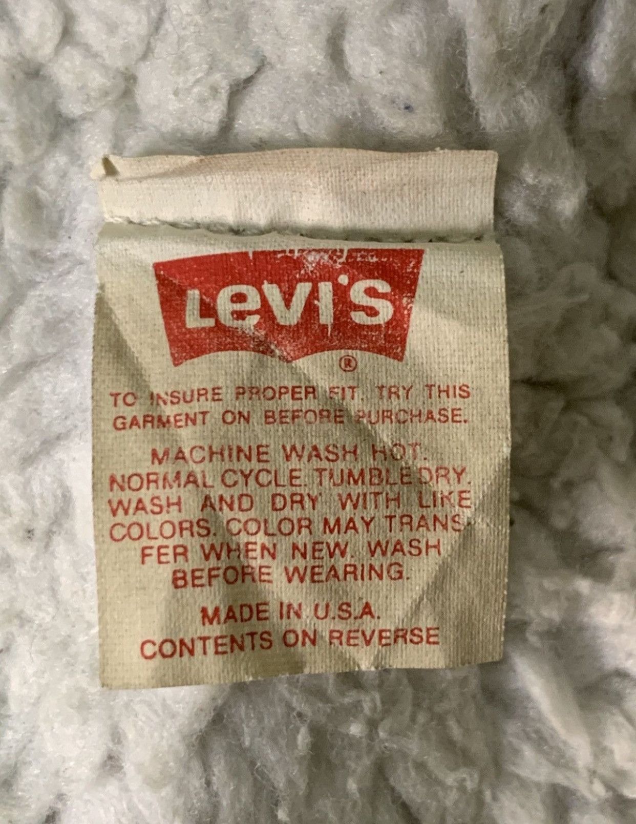 Levi's Vintage Clothing Rare Design Vintage Levi’s Sherpa Jackets Size US L / EU 52-54 / 3 - 5 Thumbnail