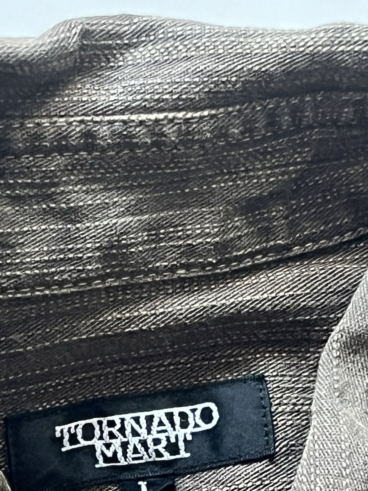 Tornado Mart SS2005 Tornado Mart Japan Tribal Western Denim Size US L / EU 52-54 / 3 - 2 Thumbnail