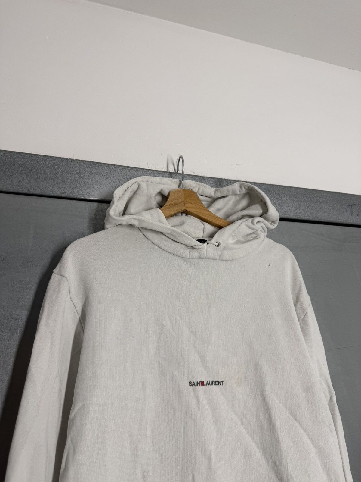 Saint Laurent Paris Saint Laurent Logo Hoodie Size US L / EU 52-54 / 3 - 2 Thumbnail