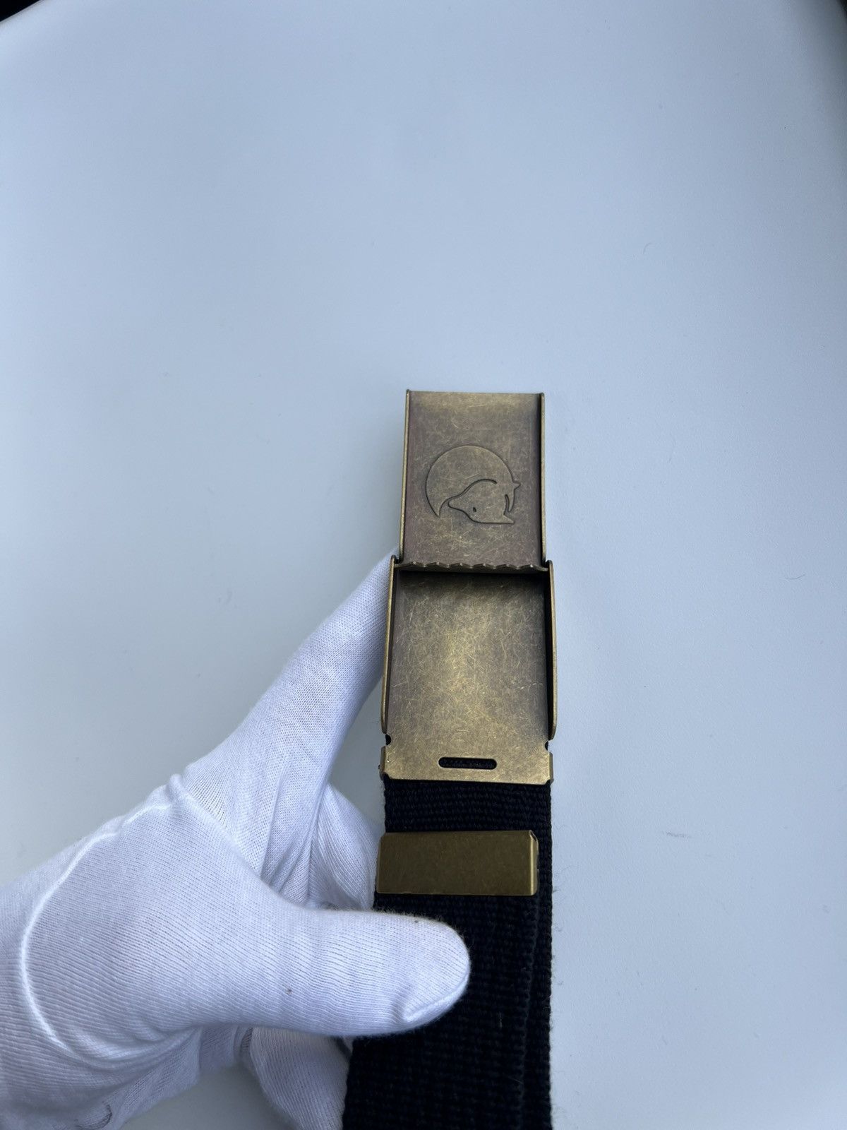 Fjallraven Fjällräven Blue Canvas Belt Brass Buckle Outdoor Gear 115.5 Size ONE SIZE - 10 Thumbnail
