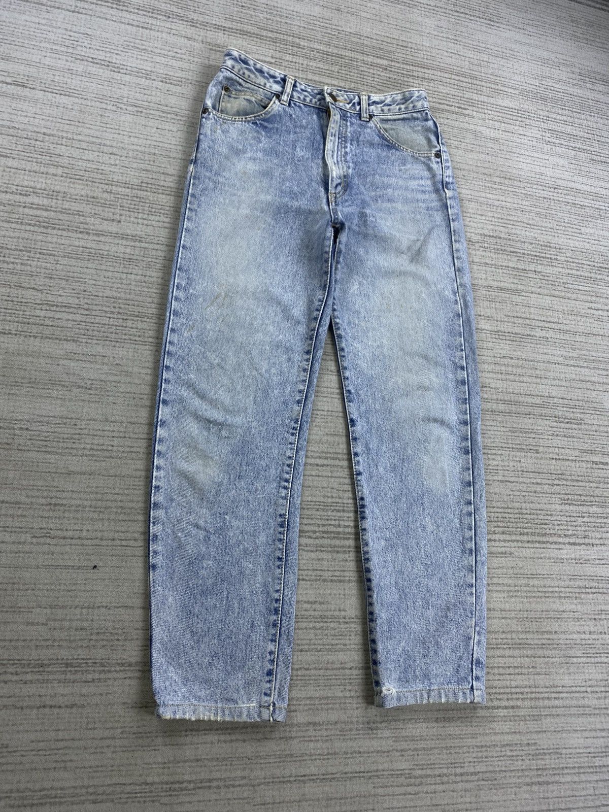 Edwin × Japanese Brand × Vintage Vintage 90s Edwin Japan Wash Blue Denim Jeans Size US 27 - 3 Thumbnail