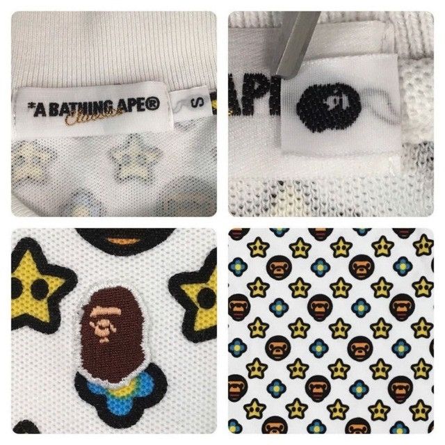 Bape BAPE STA Milo Monogram Polo Shirt a bathing ape star NIGO Size US S / EU 44-46 / 1 - 6 Thumbnail