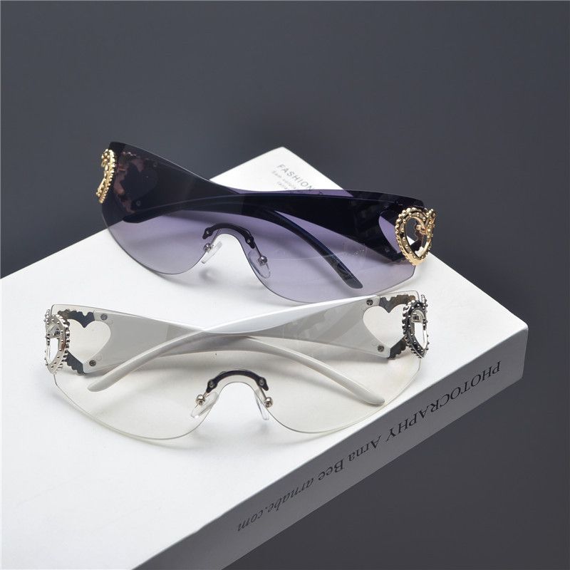 VIBE New Trend Street ins style custom avant-garde sunglasses Size ONE SIZE - 3 Thumbnail