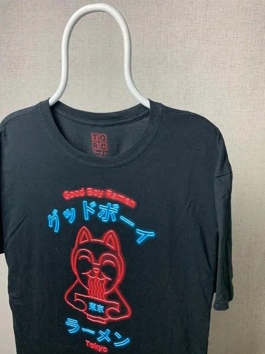 Band Tees Good boy ramen T-shirt size XL cat black color band tee Size US XL / EU 56 / 4 - 2 Thumbnail