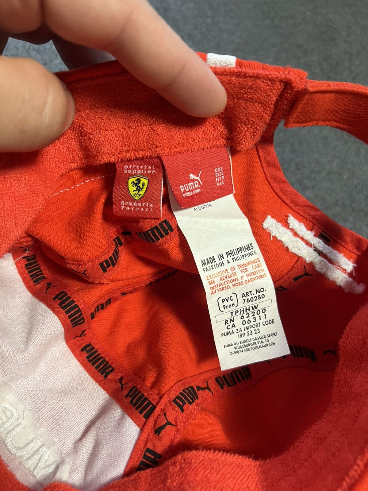Ferrari × Puma Men's sports cap Puma Ferrari Mubadala ABU DHABI Size ONE SIZE - 7 Thumbnail