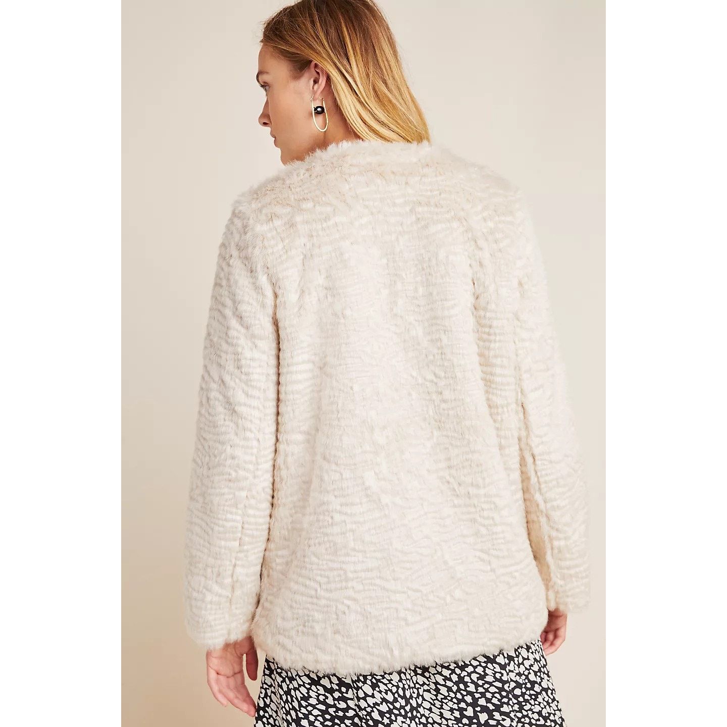 Anthropologie New Anthropologie Noemie Ultra Plush Faux Fur Coat $220 Size S / US 4 / IT 40 - 6 Thumbnail