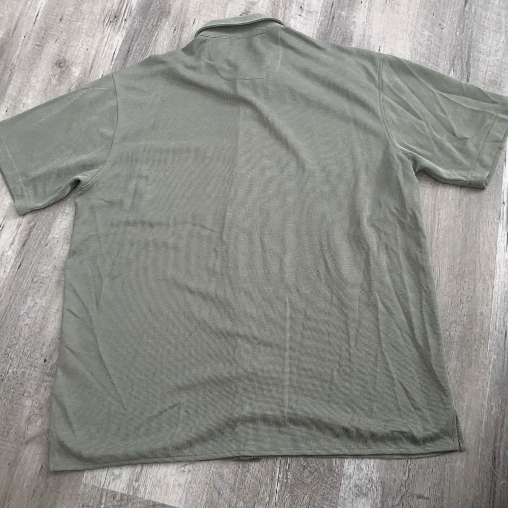 Orvis Orvis Mens Shirt Large Short Sleeve Button Up Sage Green Tencel Knit Casual Size US L / EU 52-54 / 3 - 5 Thumbnail