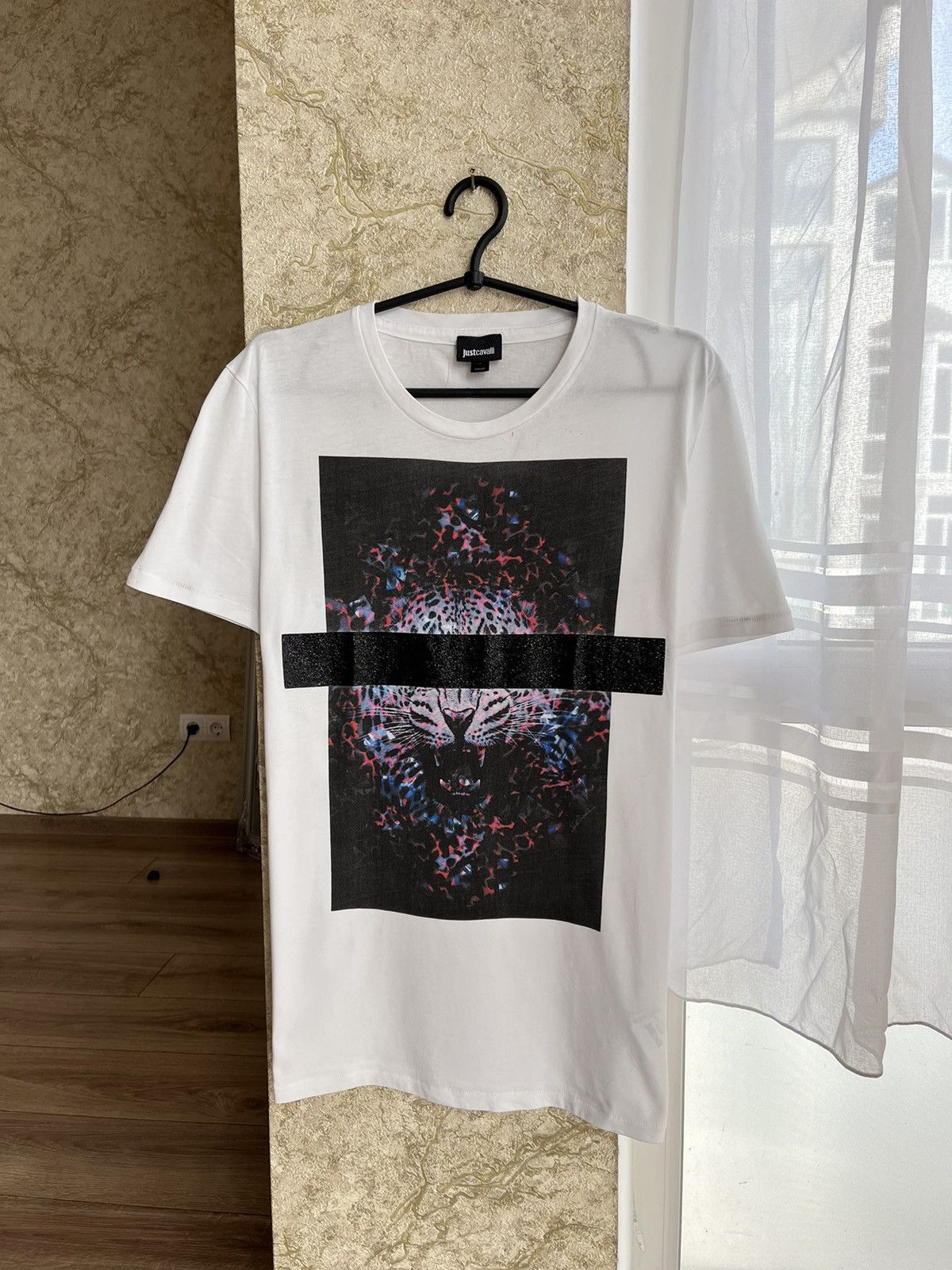 Designer Just Cavalli Pantera Tshirt Size US M / EU 48-50 / 2 - 1 Thumbnail