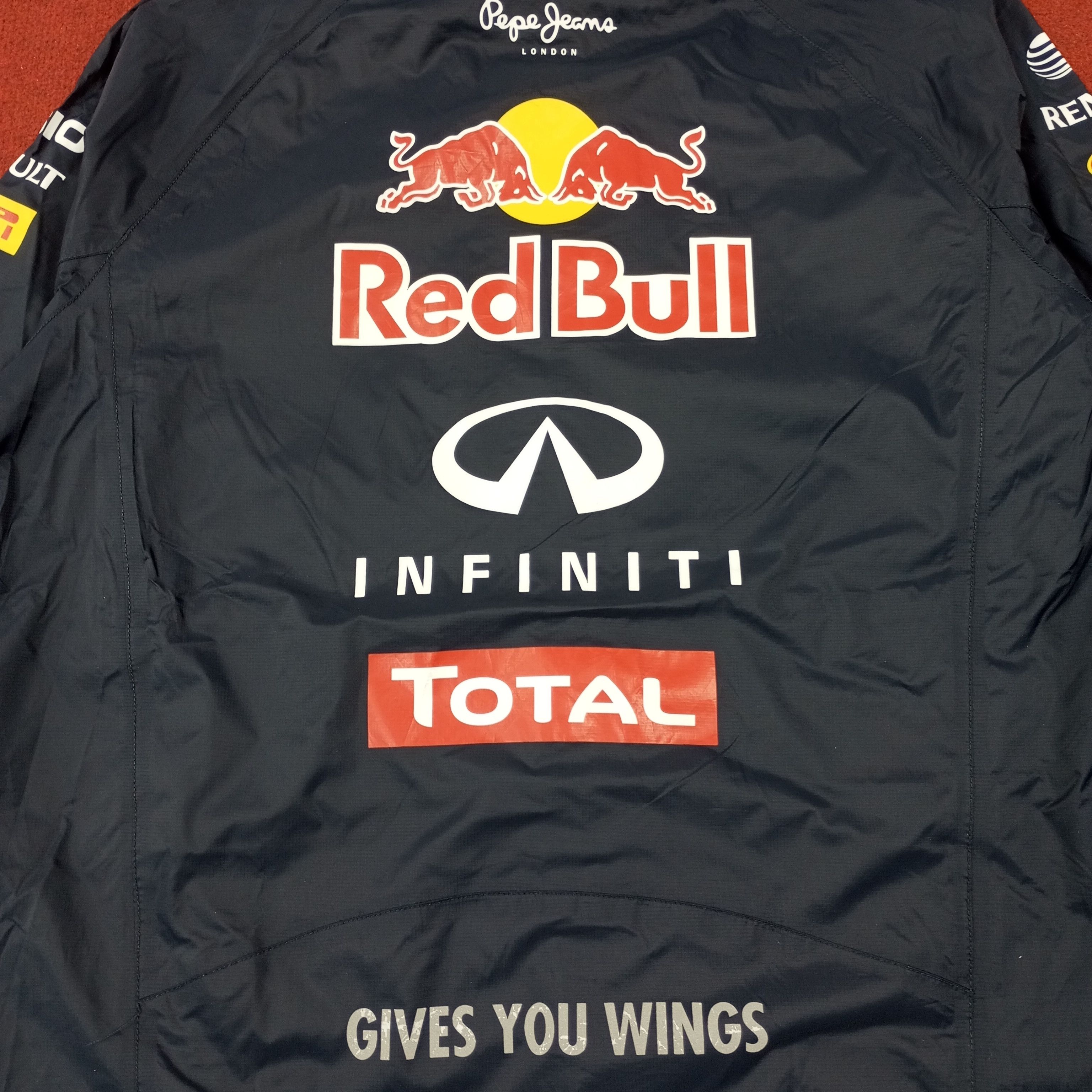 Red Bull × Vintage Red Bull Racing Logo Design Pepe Jeans Windbreaker Jacket Size US L / EU 52-54 / 3 - 2 Thumbnail