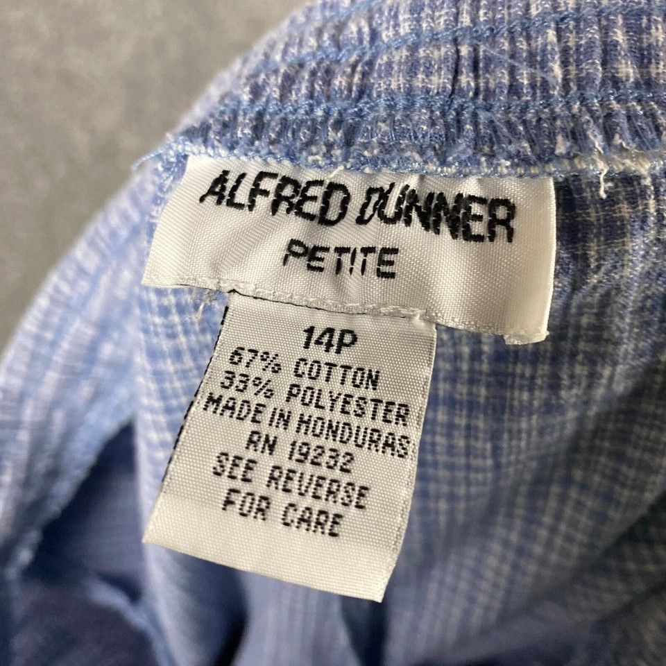 Other Alfred Dunner Outfit Top 14P Women's Pants Pull On Full Zip Size 36" / US 14 / IT 50 - 10 Thumbnail