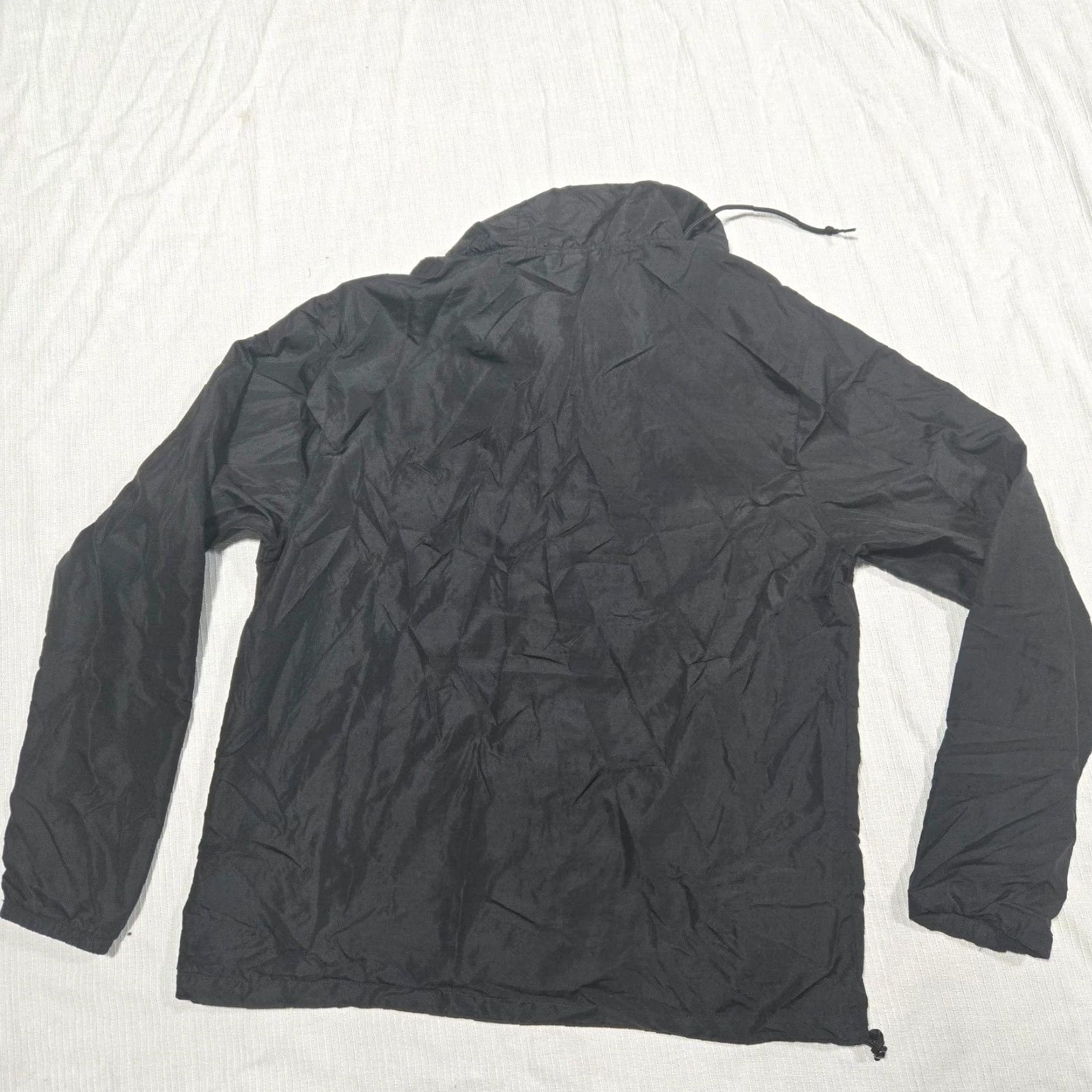 Vintage Independent Trading Company Coat Jacket Men XL Black Rain Coat Hooded Mid-Length Zip Full Zip Casual Outdoor Weather Coat Size US XL / EU 56 / 4 - 8 Thumbnail