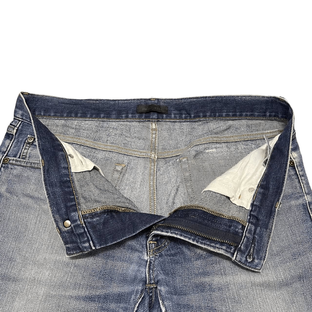 Uniqlo Vintage Japanese Uniqlo Jeans Selvedge Distressed Size US 34 / EU 50 - 8 Thumbnail