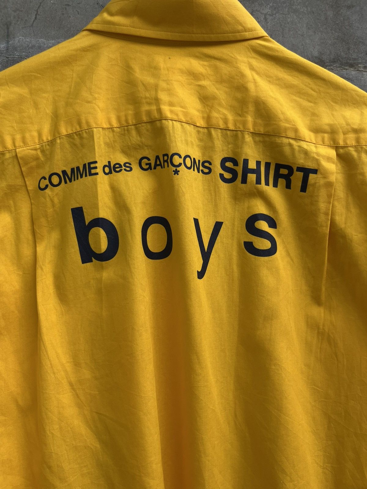 Comme des Garcons SHIRT Back Logo Button Up Shirt Size US L / EU 52-54 / 3 - 5 Thumbnail