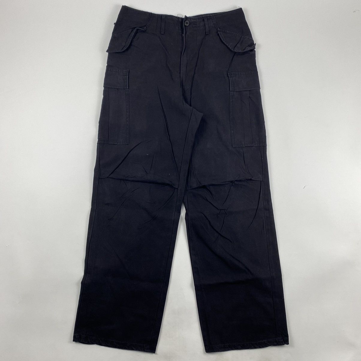Vintage Vintage! Millitary cargo pants black Size US 34 / EU 50 - 1 Thumbnail