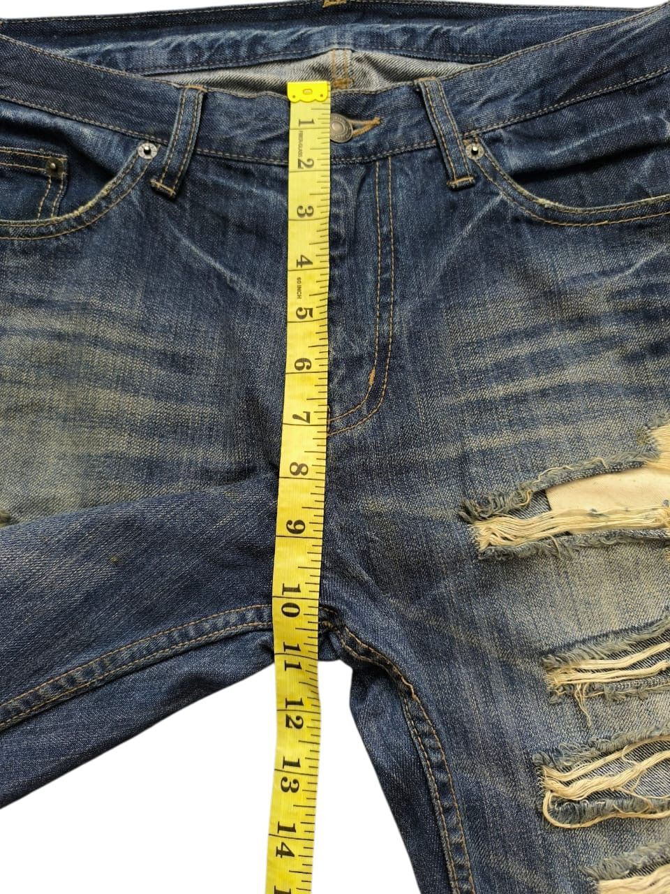 Japanese Brand PPFM Super Distressed Denim Size US 32 / EU 48 - 10 Thumbnail