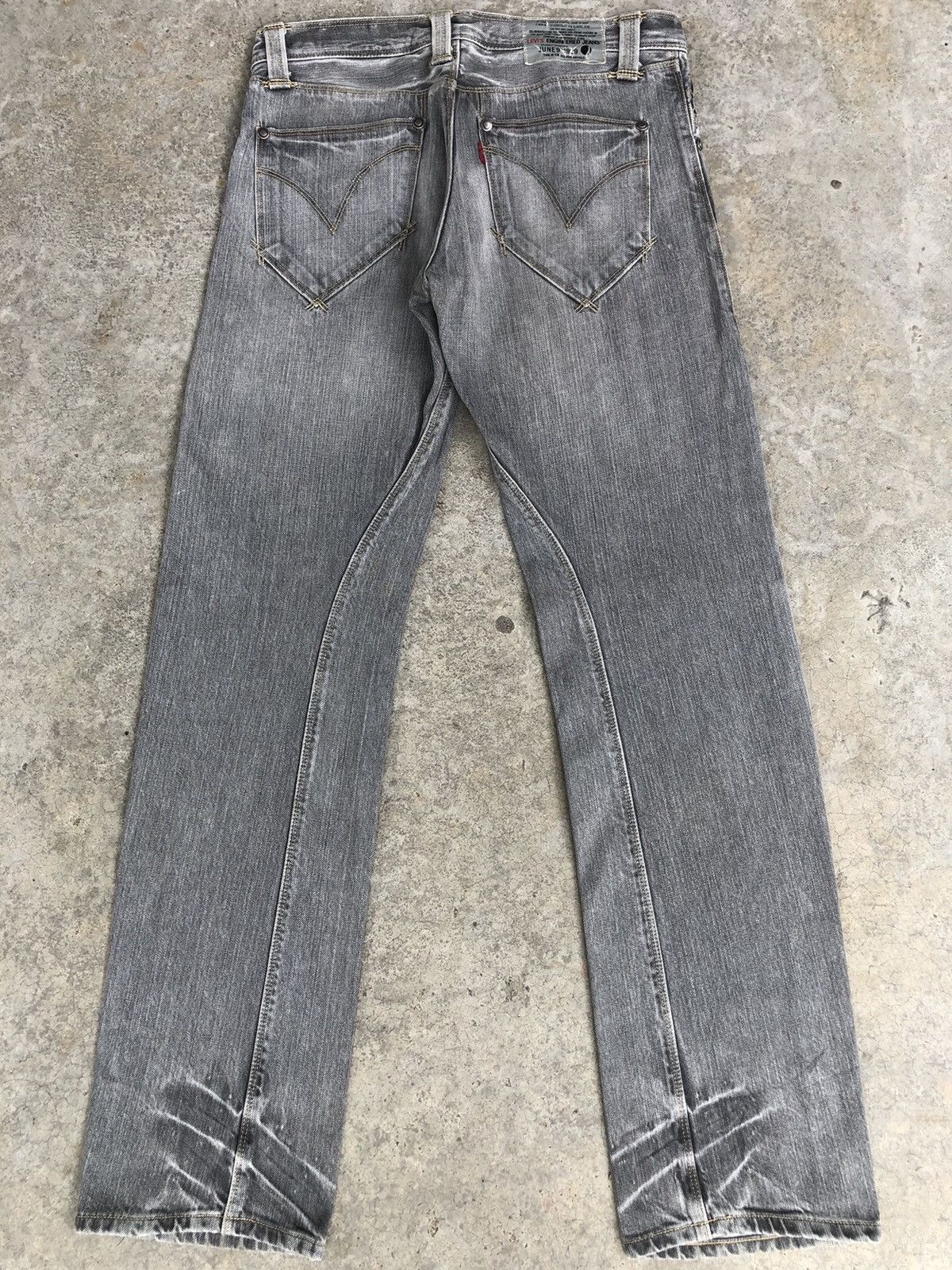 Levi's Y2k Levi’s Engineered Jeans Distressed Denim Size US 31 - 2 Thumbnail