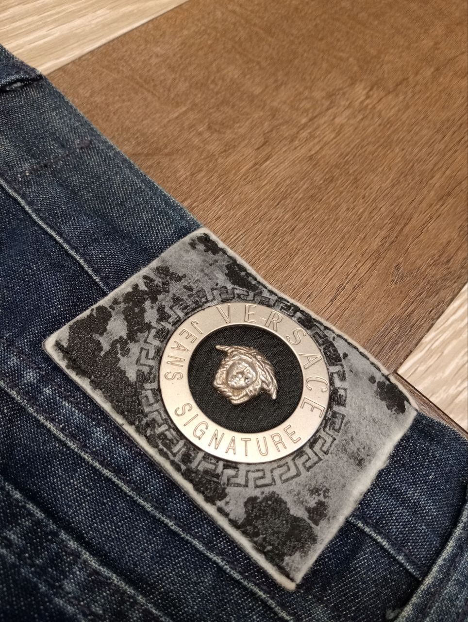 Versace VINTAGE VERSACE JEANS SIGNATURE PANTS Size 30" / US 8 / IT 44 - 12 Thumbnail