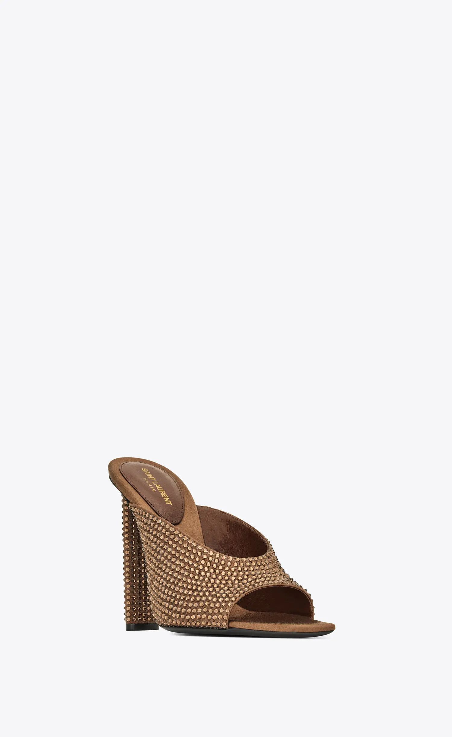 Saint Laurent Paris o1bcso1str1225 Heels in Brown Size US 7.5 / IT 37.5 - 1 Thumbnail