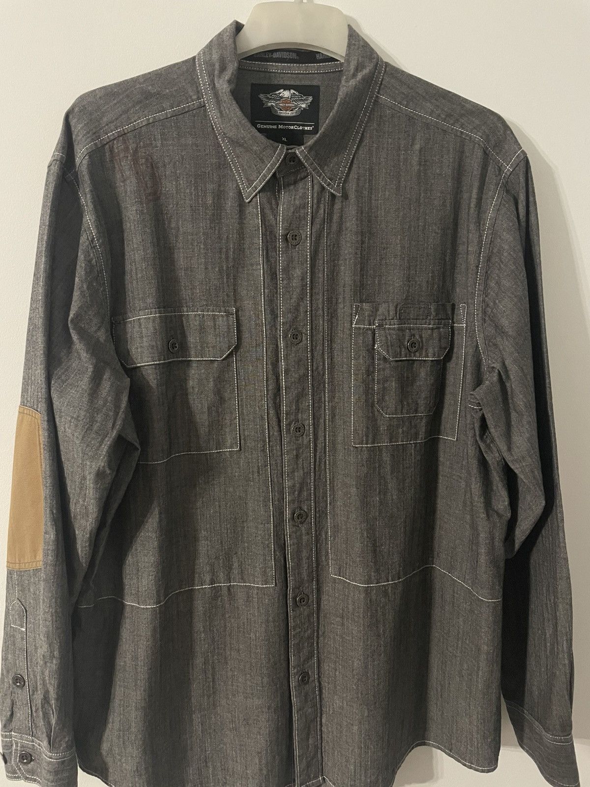 Band Tees × Harley Davidson × Vintage Vintage Harley Davidson Y2K motor shirt Size US XL / EU 56 / 4 - 3 Thumbnail