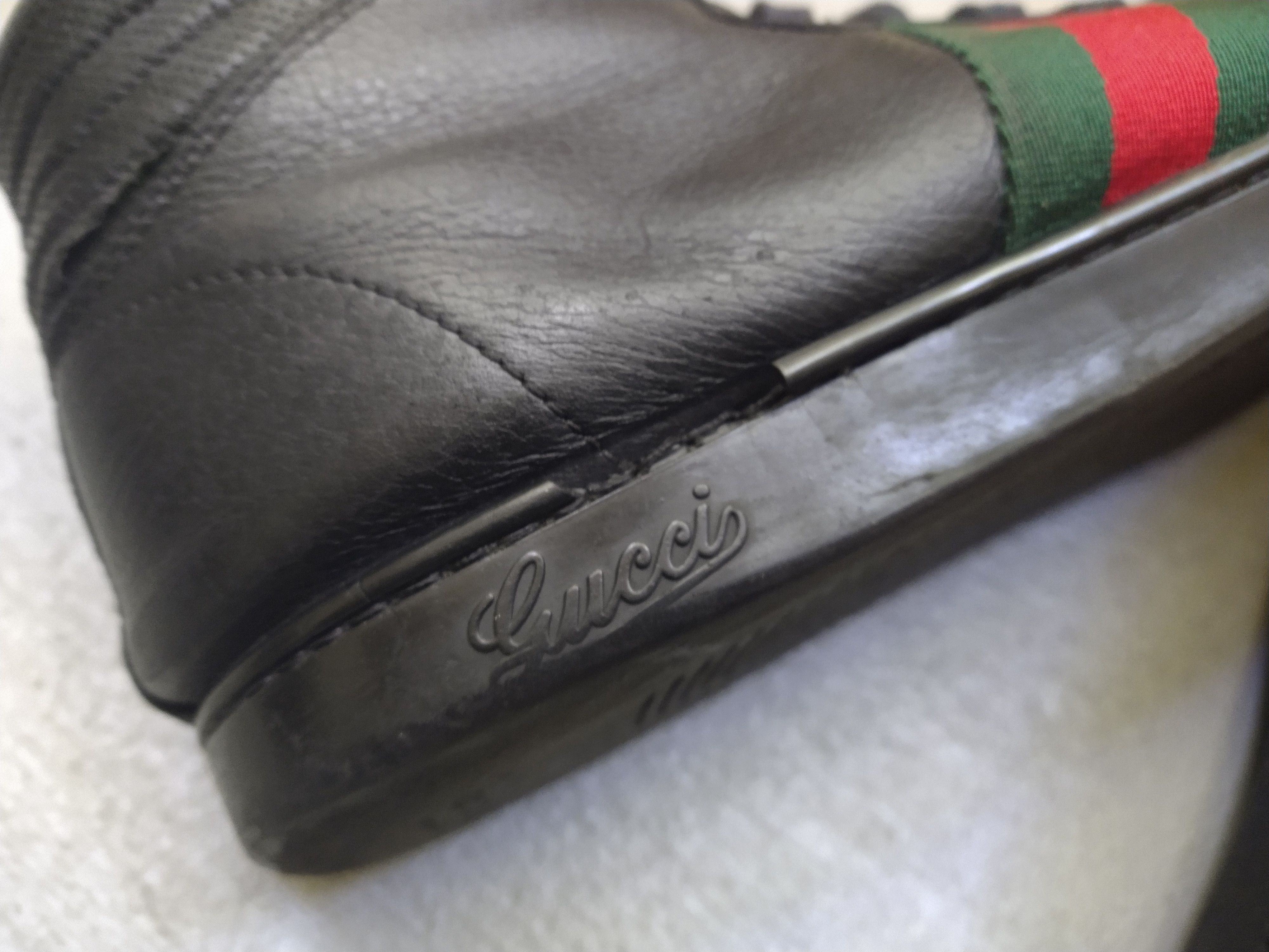 Gucci Gucci High Top Sneakers Black Leather Size 9.5 Lace Up Size US 9.5 / EU 42-43 - 16 Thumbnail