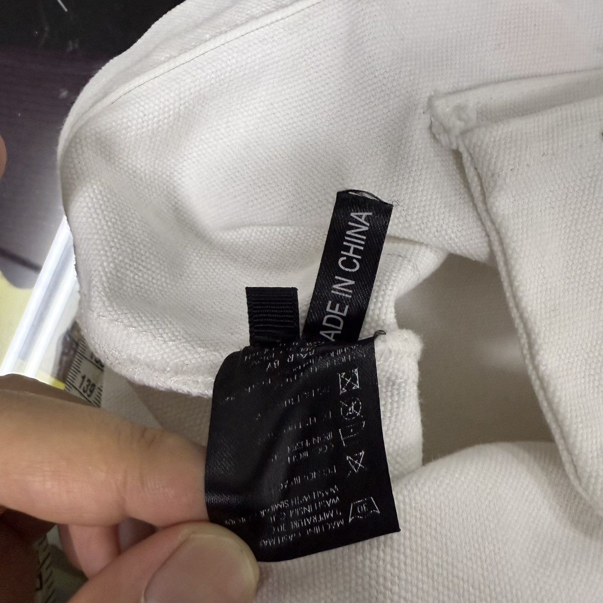 Japanese Brand BALR White Daily Tote Bag Size ONE SIZE - 8 Thumbnail