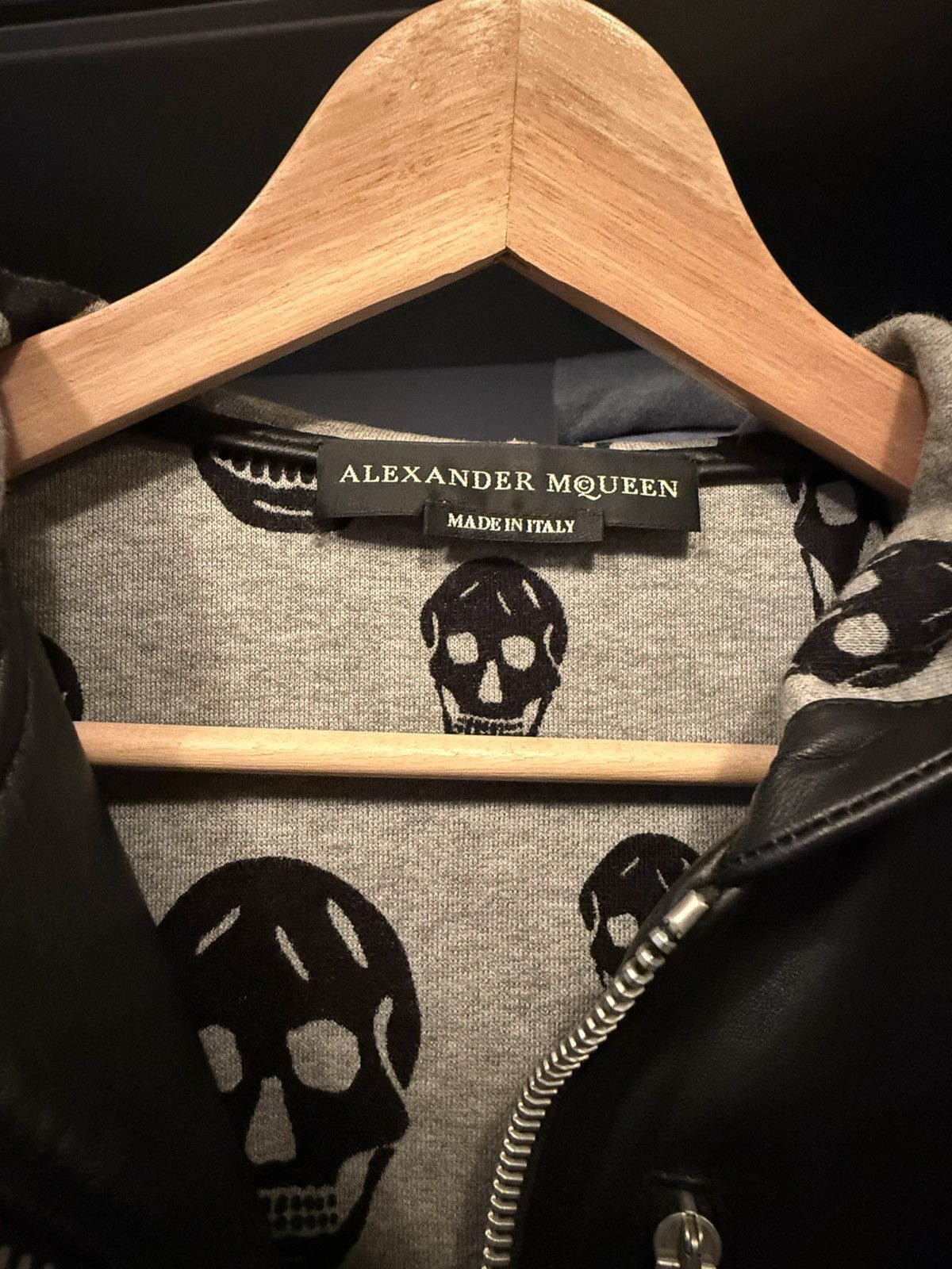 Alexander McQueen Alexander McQueen 💀- Vintage Leather Hooded Jacket Size US S / EU 44-46 / 1 - 2 Thumbnail