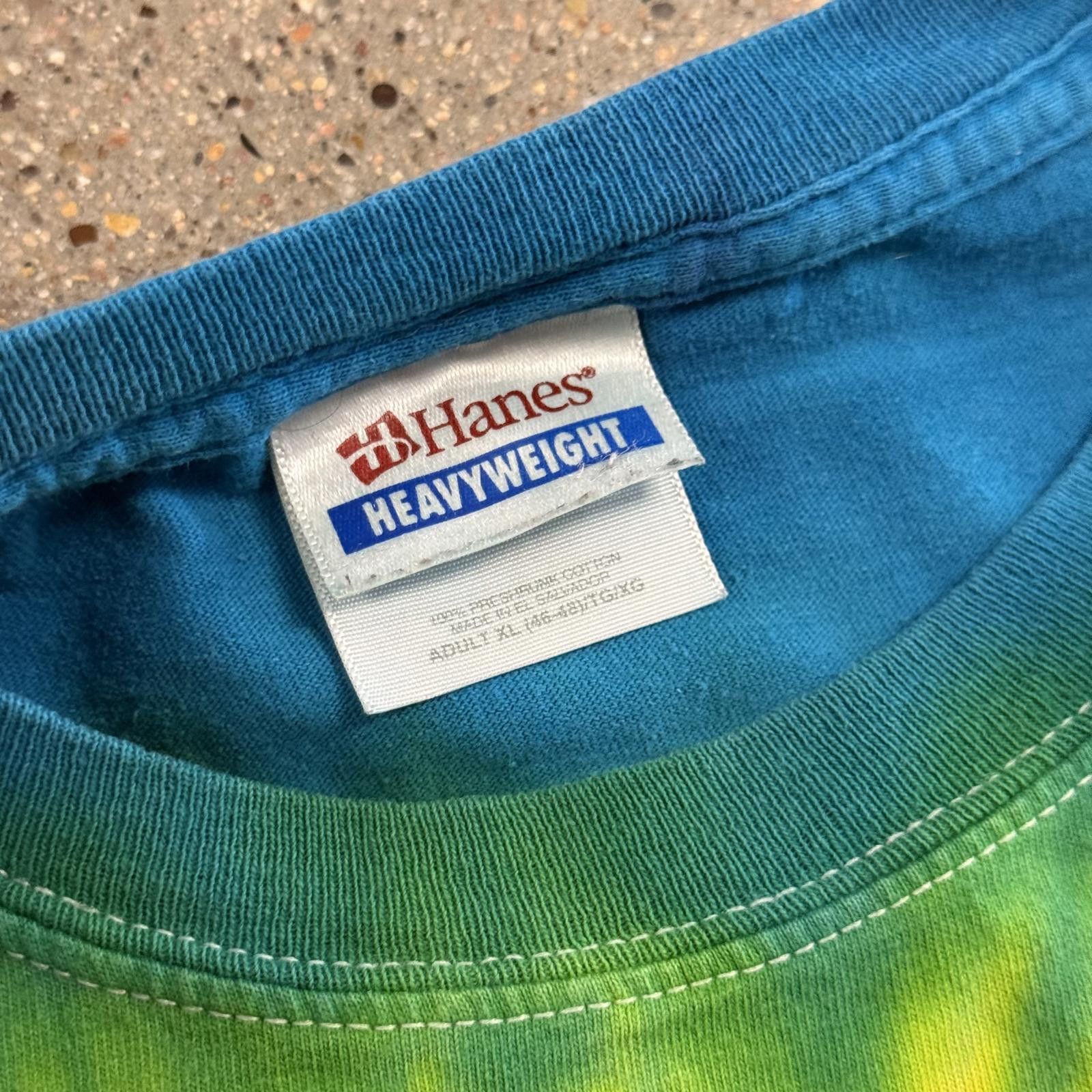 Hanes Vtg Hanes Heavyweight Tie-Dye Oregon Dunes T-Shirt - XL Size US XL / EU 56 / 4 - 3 Thumbnail