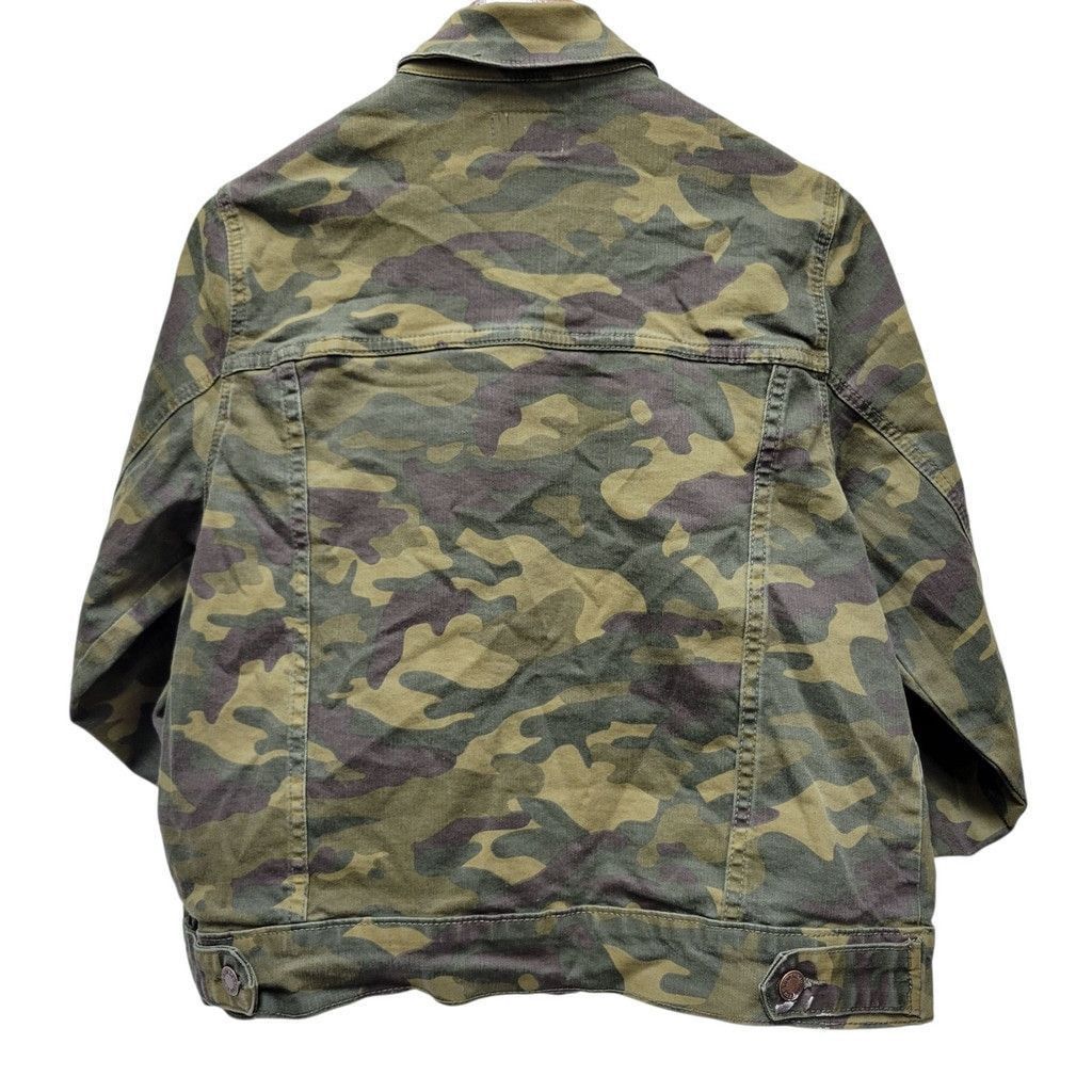 Judy Blue Judy Blue Womens Camouflage Long-Sleeves Denim Jacket Medium Size M / US 6-8 / IT 42-44 - 6 Thumbnail
