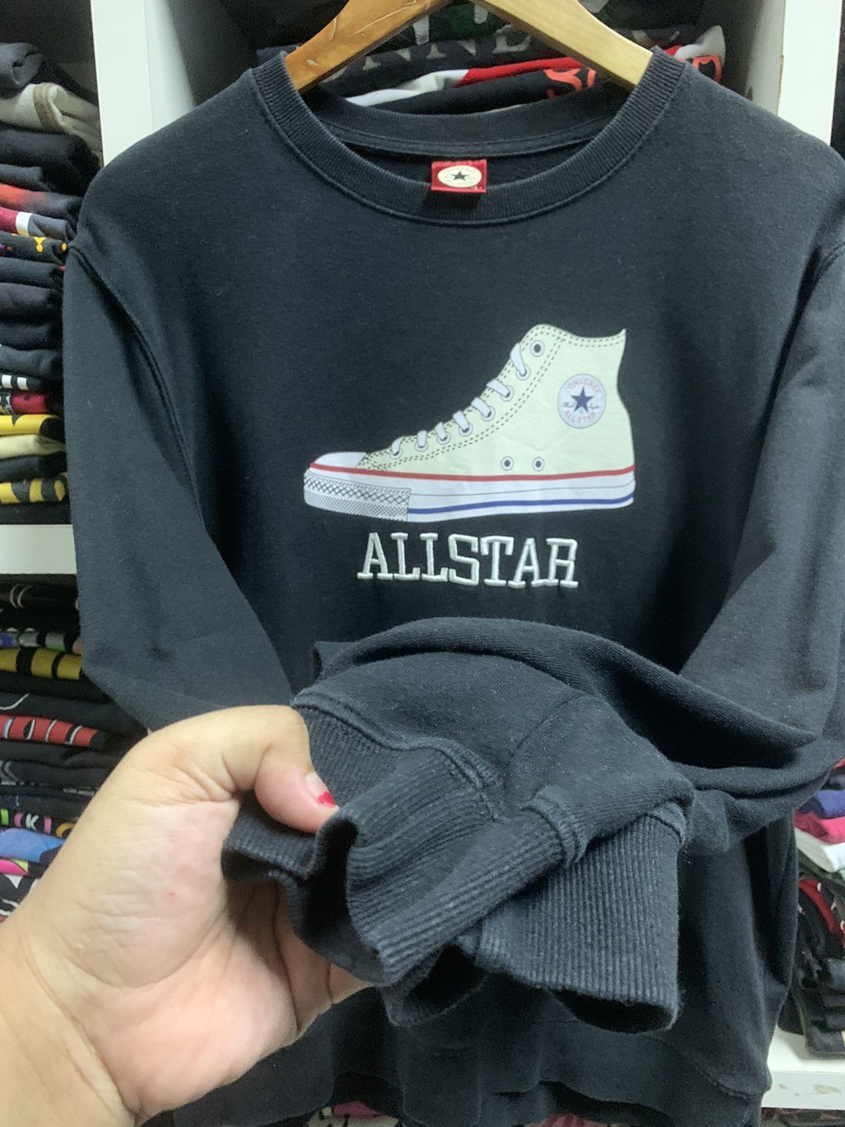 Converse Vintage Converse logo sweater Size US L / EU 52-54 / 3 - 6 Thumbnail
