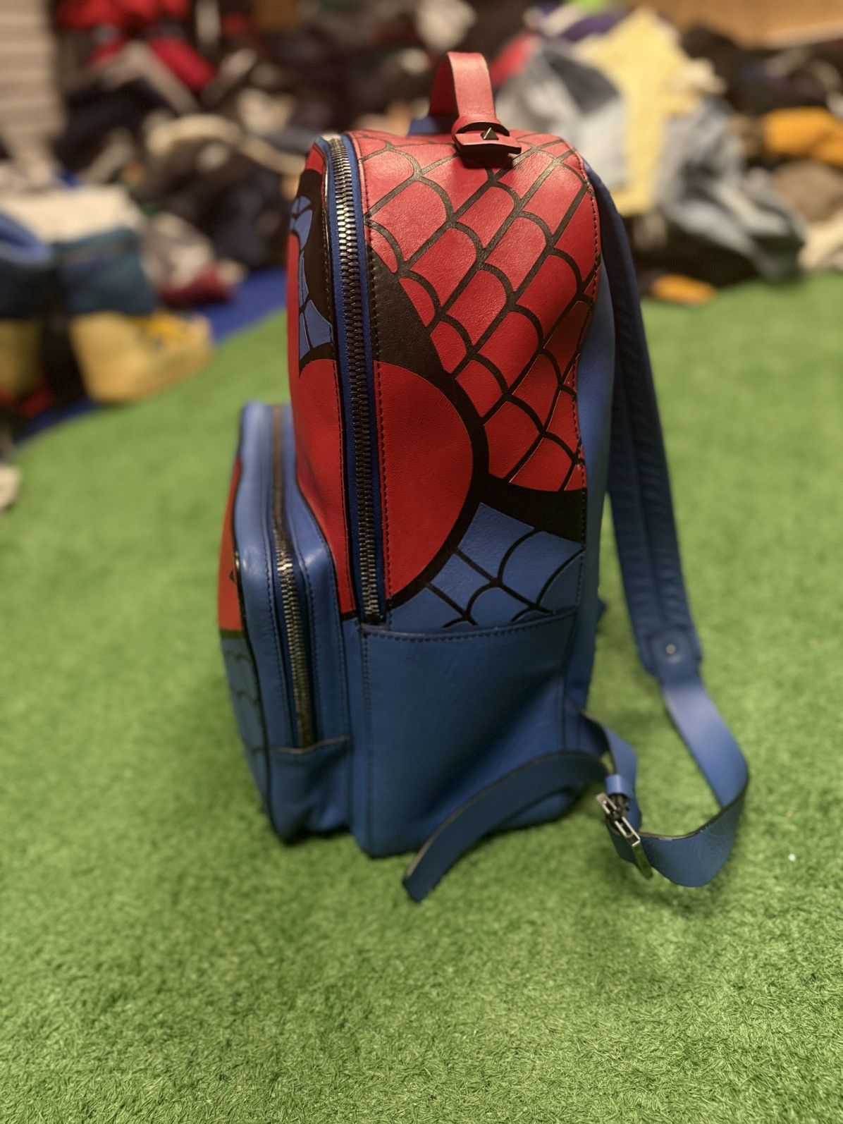Valentino Insane valentino spider man collab leather backpack Size ONE SIZE - 3 Thumbnail