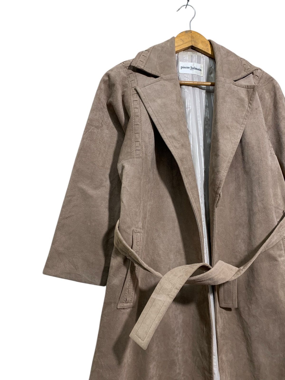 Balmain × Pierre Balmain 🔥PIERRE BALMAIN MOLESKIN ROBE STYLE Size US M / EU 48-50 / 2 - 2 Thumbnail