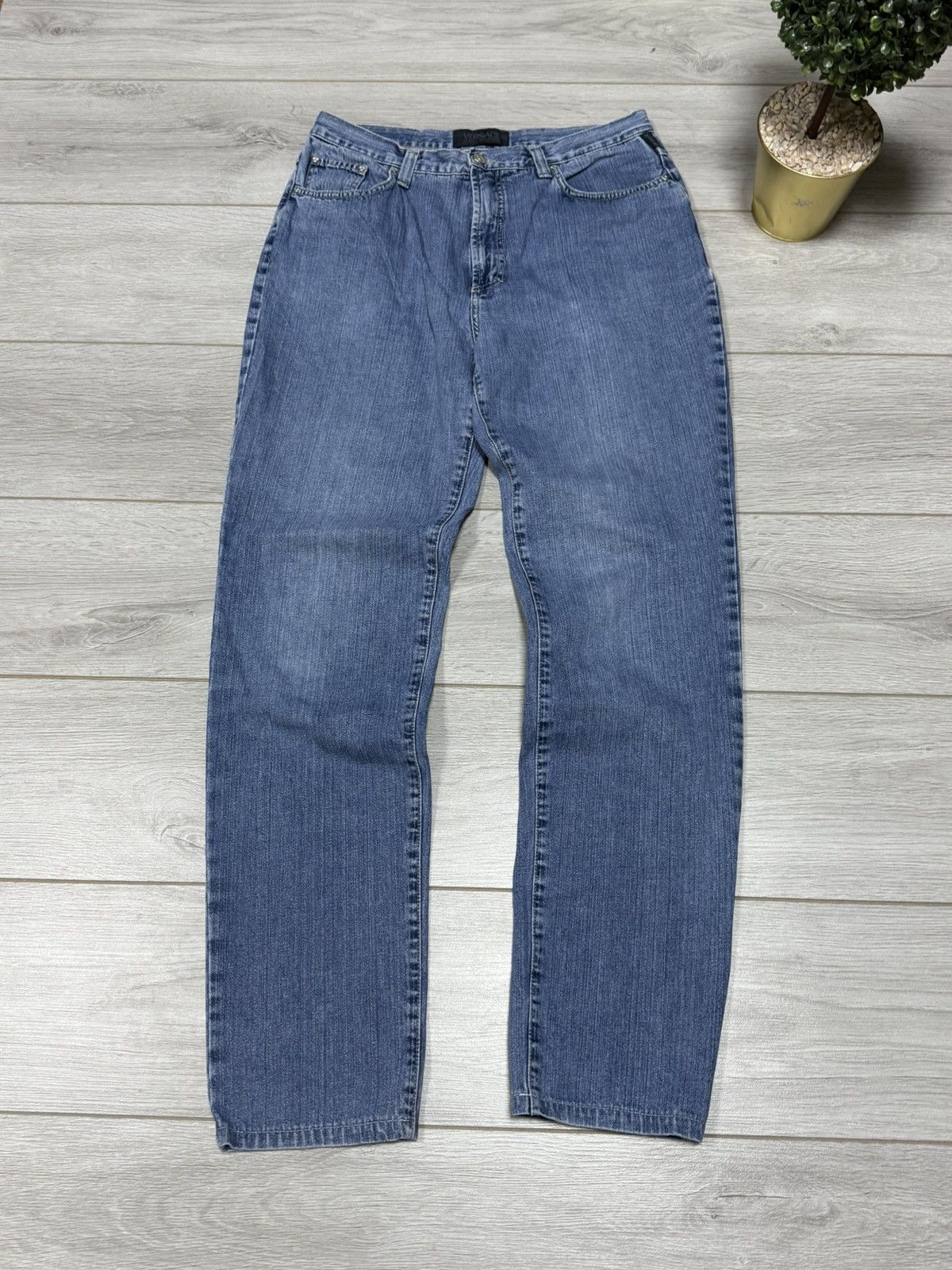 Versace Versace Jeans Couture vintage pants medusa head Size US 33 - 7 Thumbnail