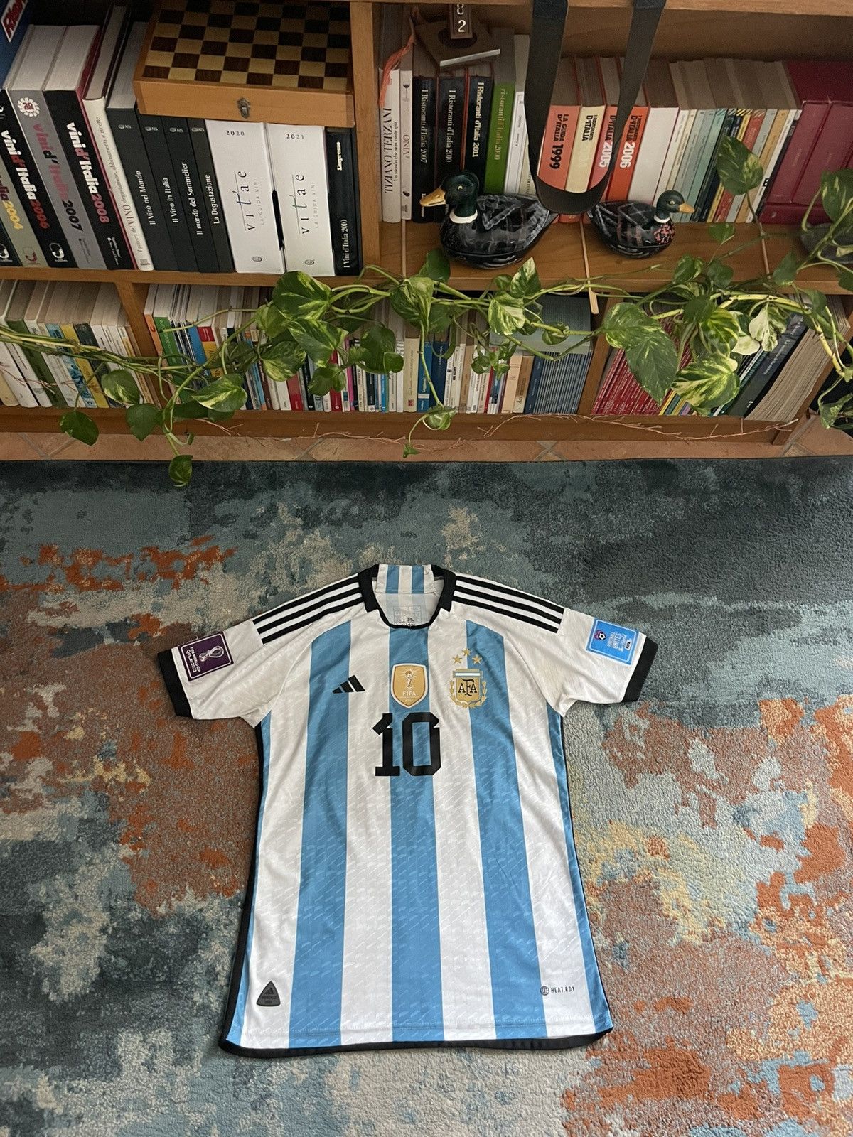 Argentina Messi Vintage Soccer Jersey Medium