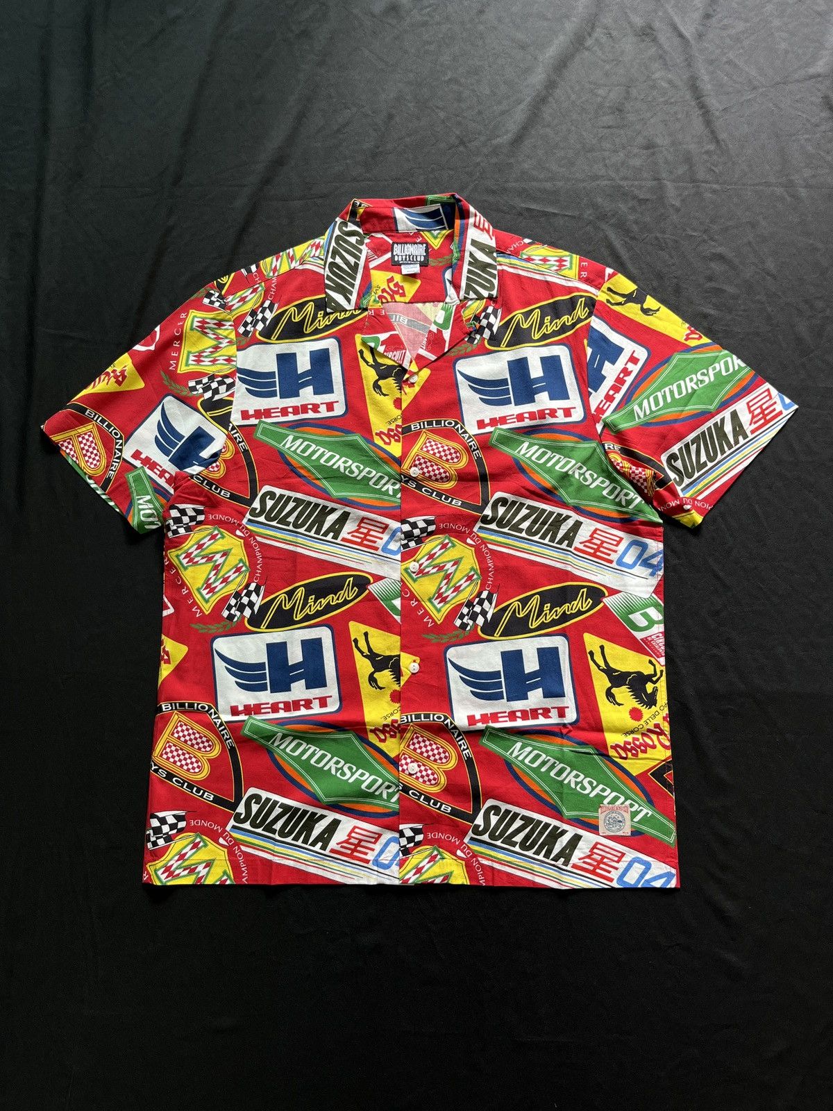Billionaire Boys Club Rare Billionaire Boys Club BBC Testarossa S/S Woven Shirt L Size US L / EU 52-54 / 3 - 1 Thumbnail