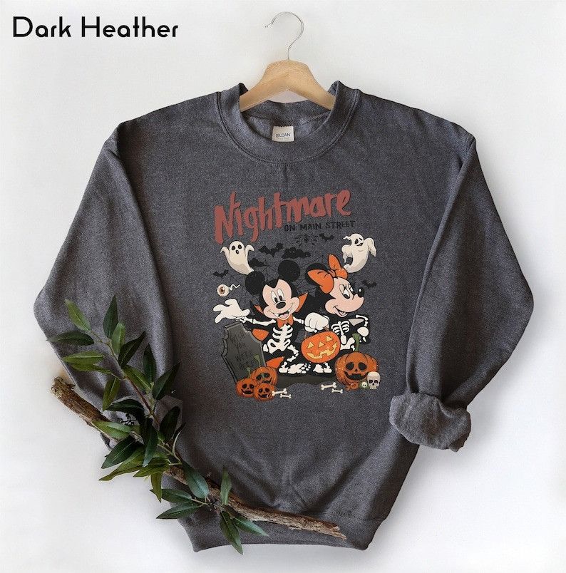 Designer Disneyworld Nightmare On Main Street Sweatshirt Size M / US 6-8 / IT 42-44 - 1 Thumbnail