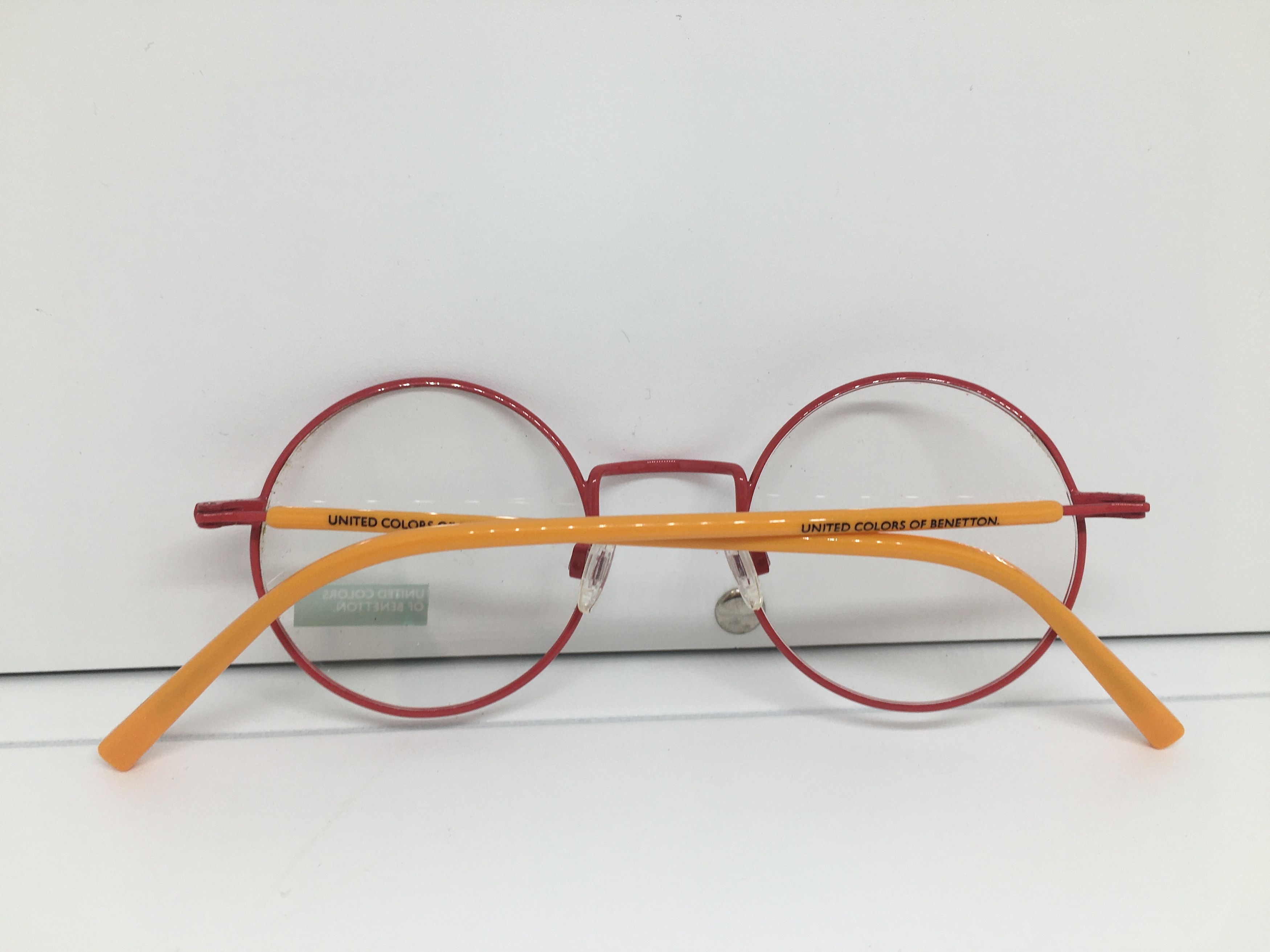 United Colors Of Benetton BENETTON BE41704 Red Round Eyglasses Frame Size ONE SIZE - 10 Thumbnail