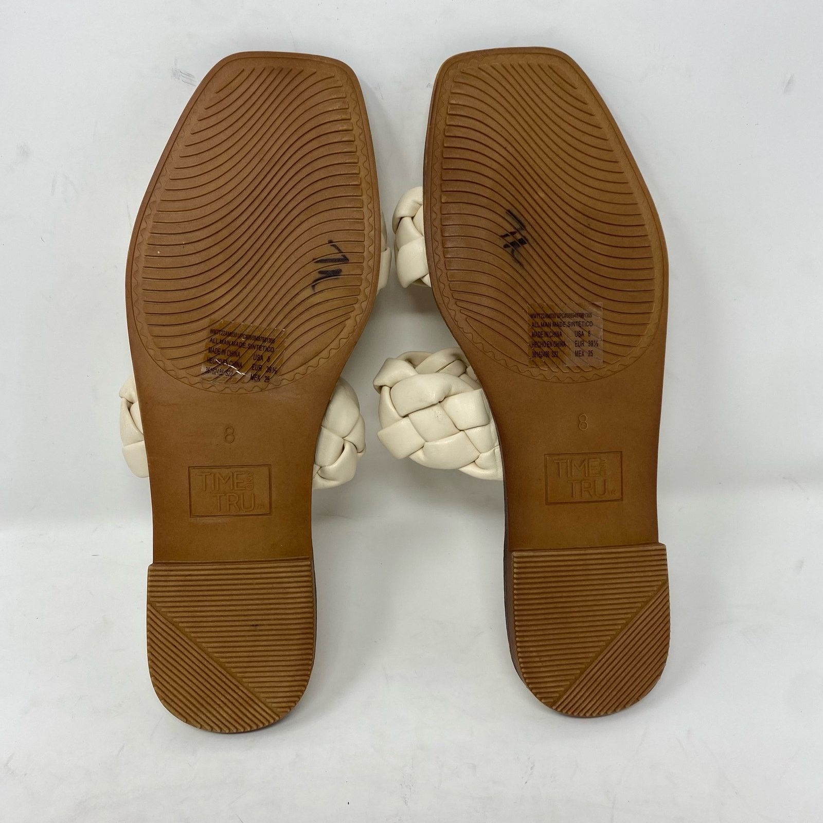 Other Time and Tru Braided Two Band Sandals Womens SIze 8 Size US 8 / IT 38 - 7 Thumbnail